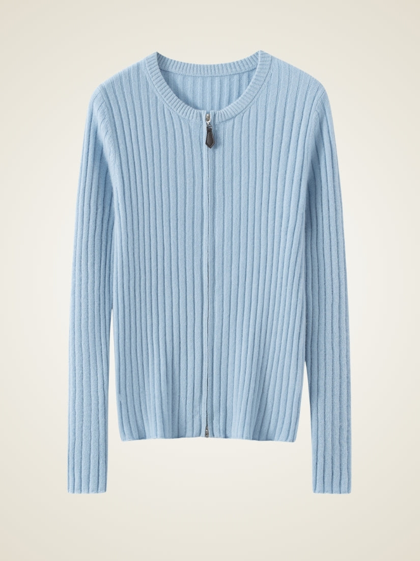 Naralisse - Light Blue Cashmere Cardigan | The Cashmere Studio