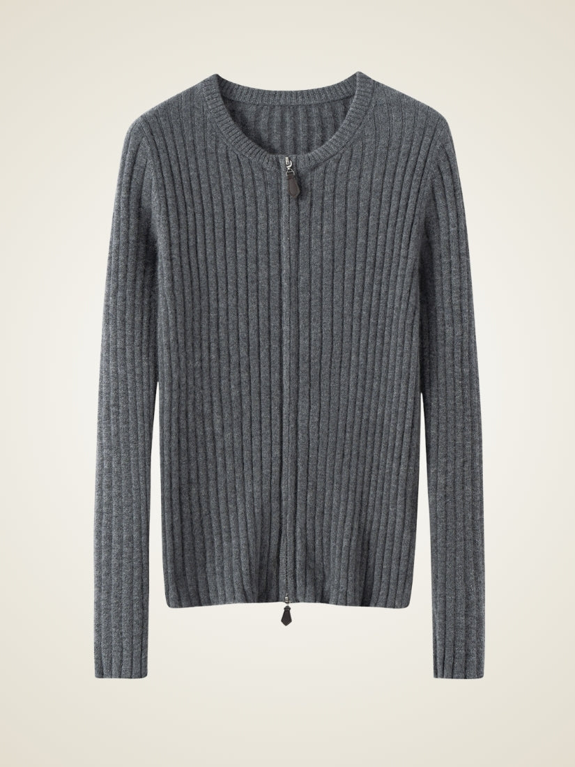 Naralisse - Dark Gray Cashmere Cardigan | The Cashmere Studio