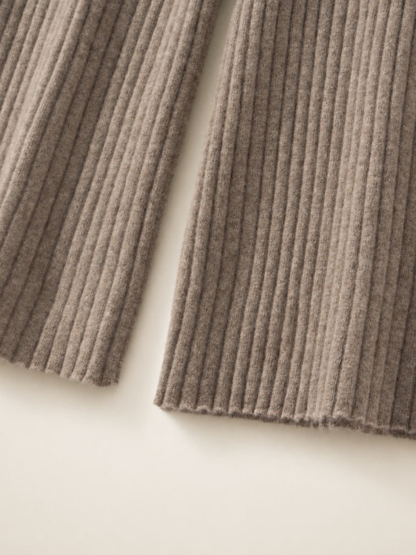 Naralisse - Wide-Leg Hem Detail | The Cashmere Studio