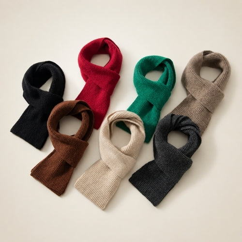 Norell - Ribbed Cashmere Scarf | The Cashmere Studio