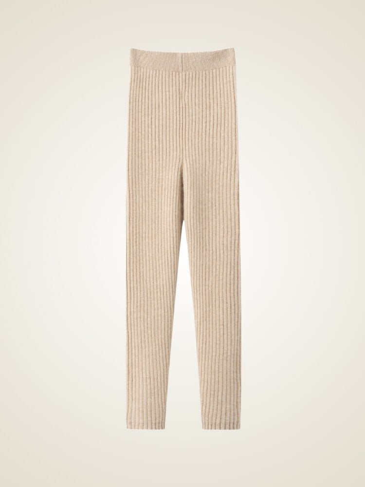 Novessa - Ribbed Cashmere Legging | The Cashmere Studio