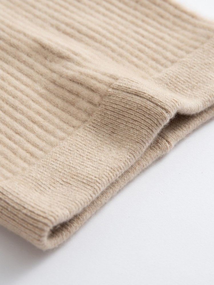 Novessa - Ribbed Cashmere Legging | The Cashmere Studio