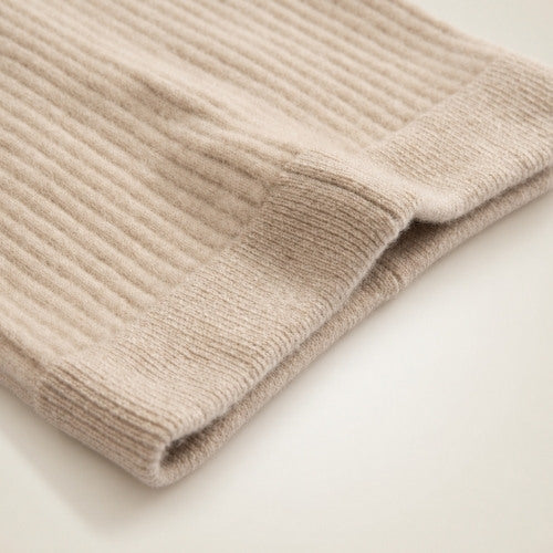 Novessa - Ribbed Cashmere Legging | The Cashmere Studio