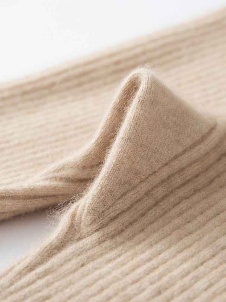Novessa - Ribbed Cashmere Legging | The Cashmere Studio