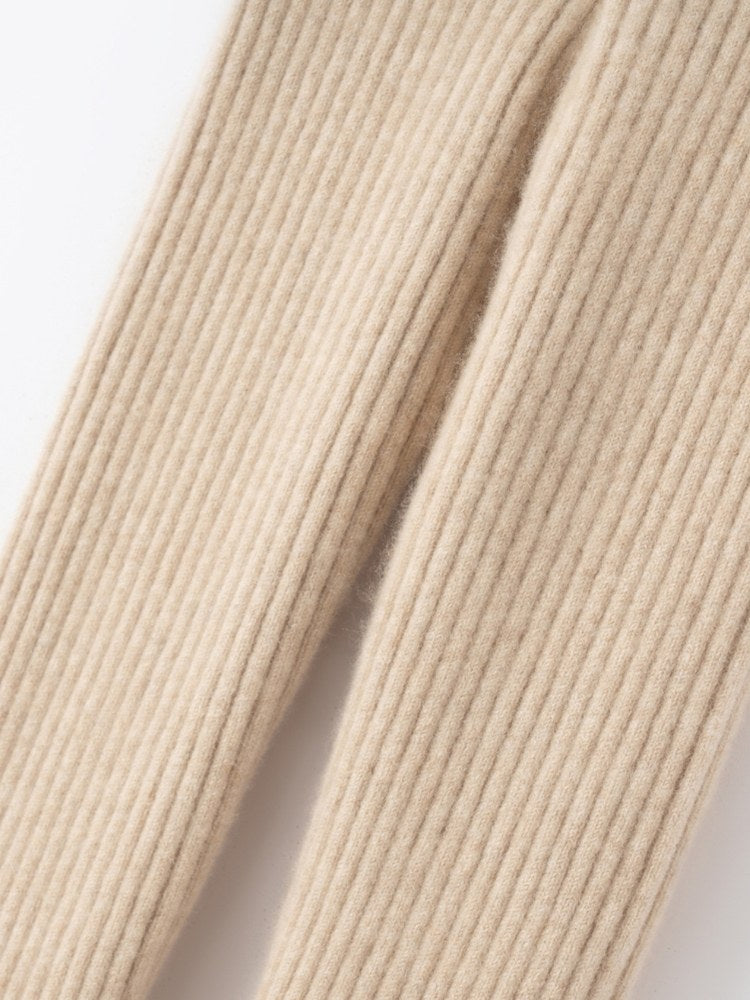 Novessa - Ribbed Cashmere Legging | The Cashmere Studio