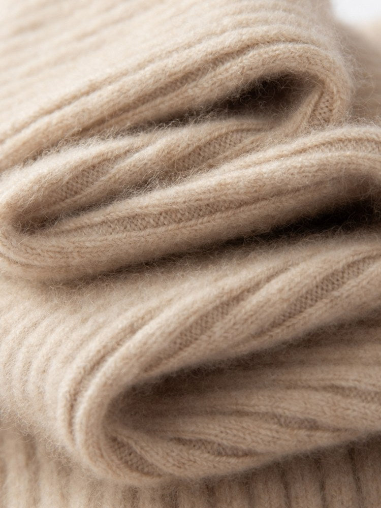 Novessa - Ribbed Cashmere Legging | The Cashmere Studio
