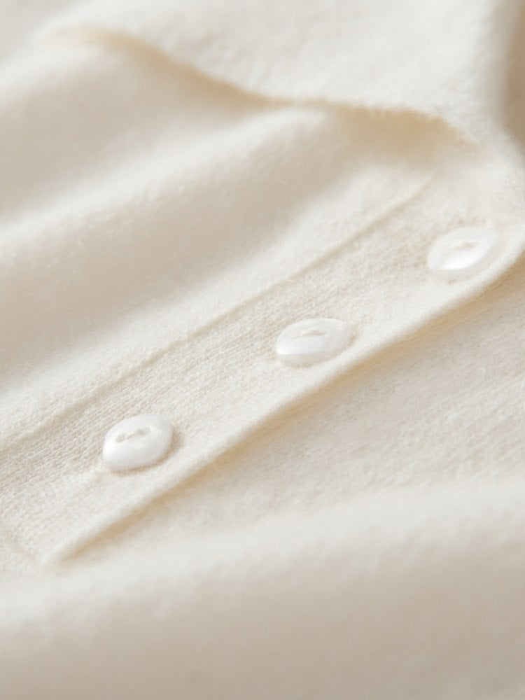 Omirelle -  Sleeveless Cashmere Polo Vest | The Cashmere Studio