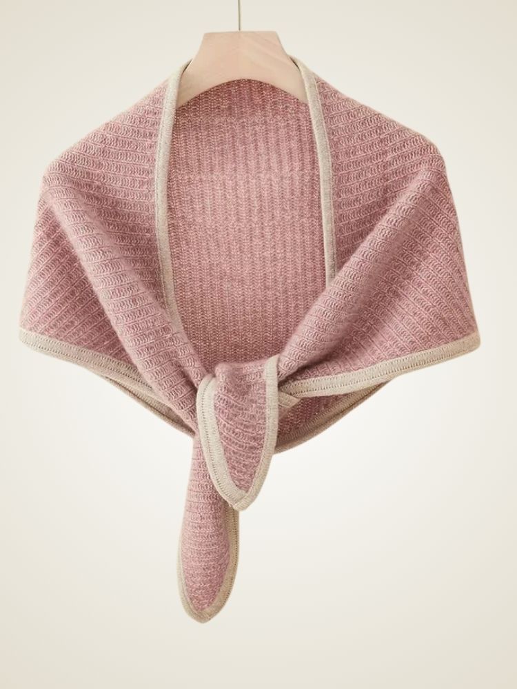 Kendall - Pink Two Tone Cashmere Scarf | The Cashmere Studio