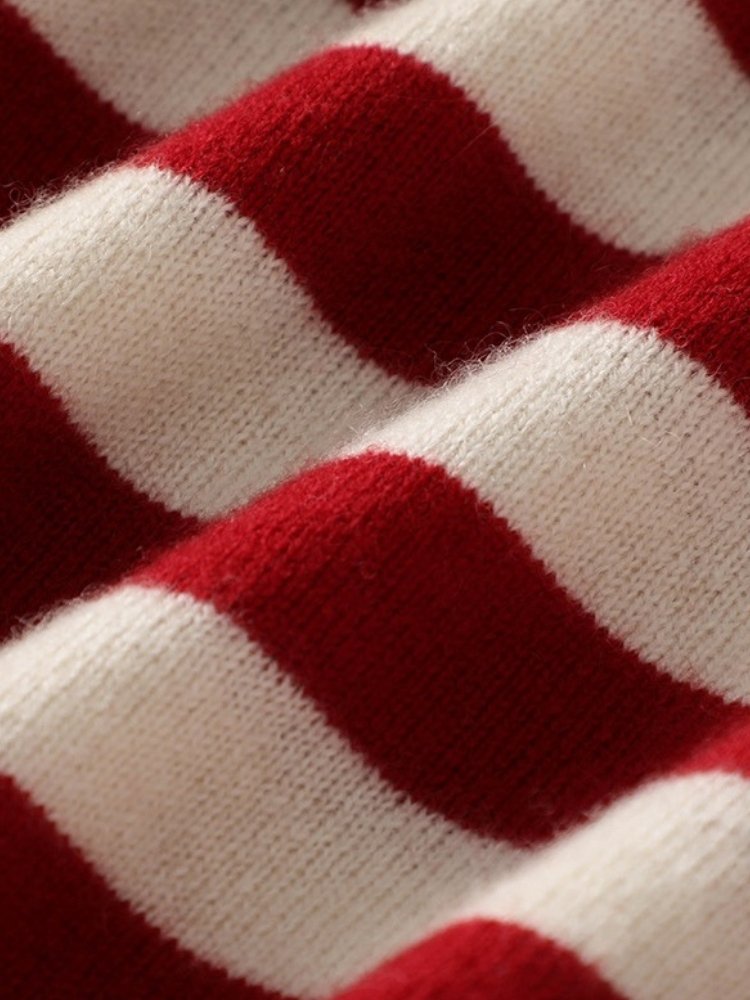 Melindra -  Striped Cashmere Sweater | The Cashmere Studio