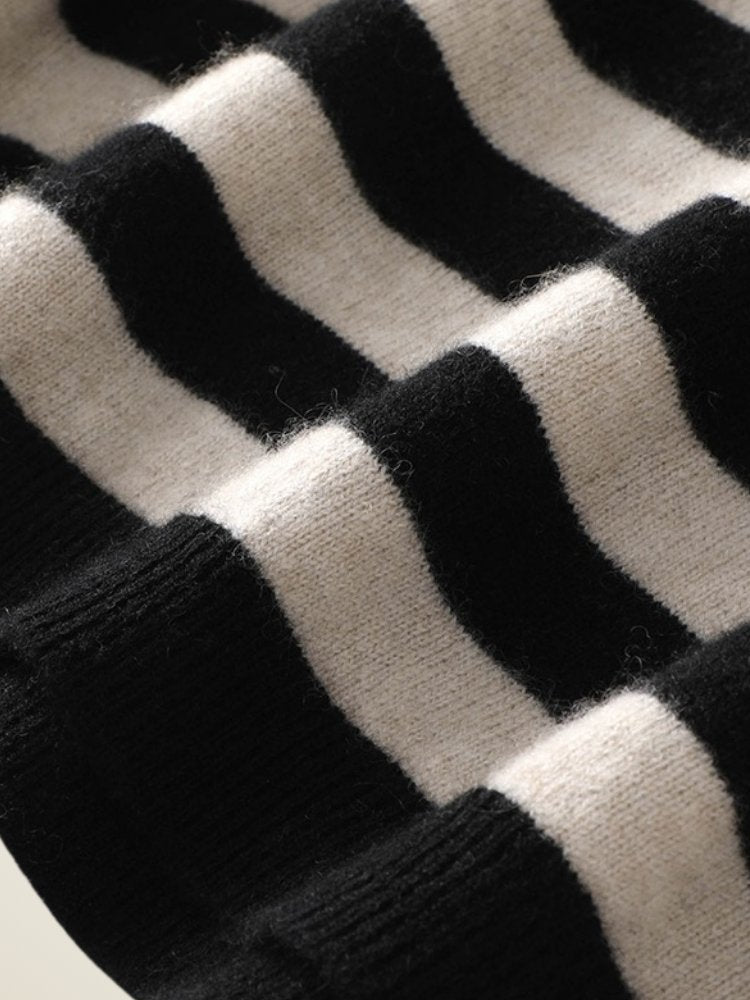 Melindra -  Striped Cashmere Sweater | The Cashmere Studio