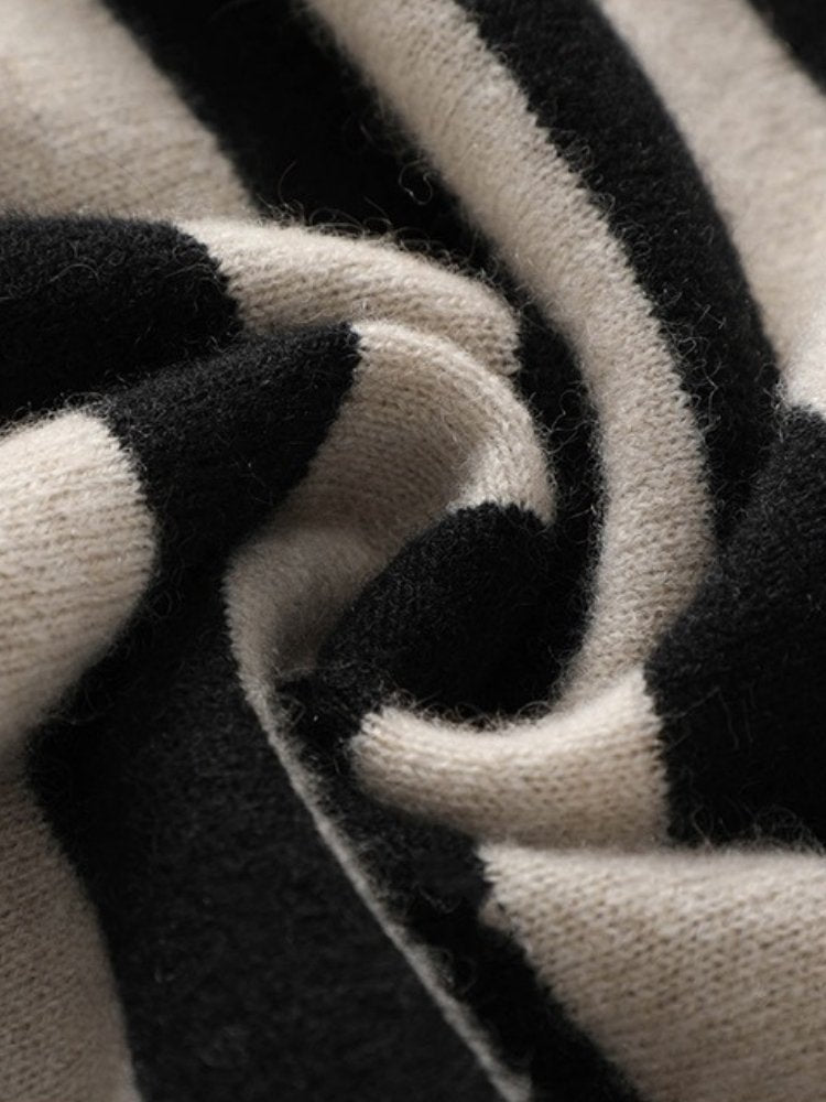 Melindra -  Striped Cashmere Sweater | The Cashmere Studio