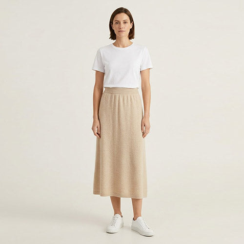 Quelina - Cashmere Skirt | The Cashmere Studio