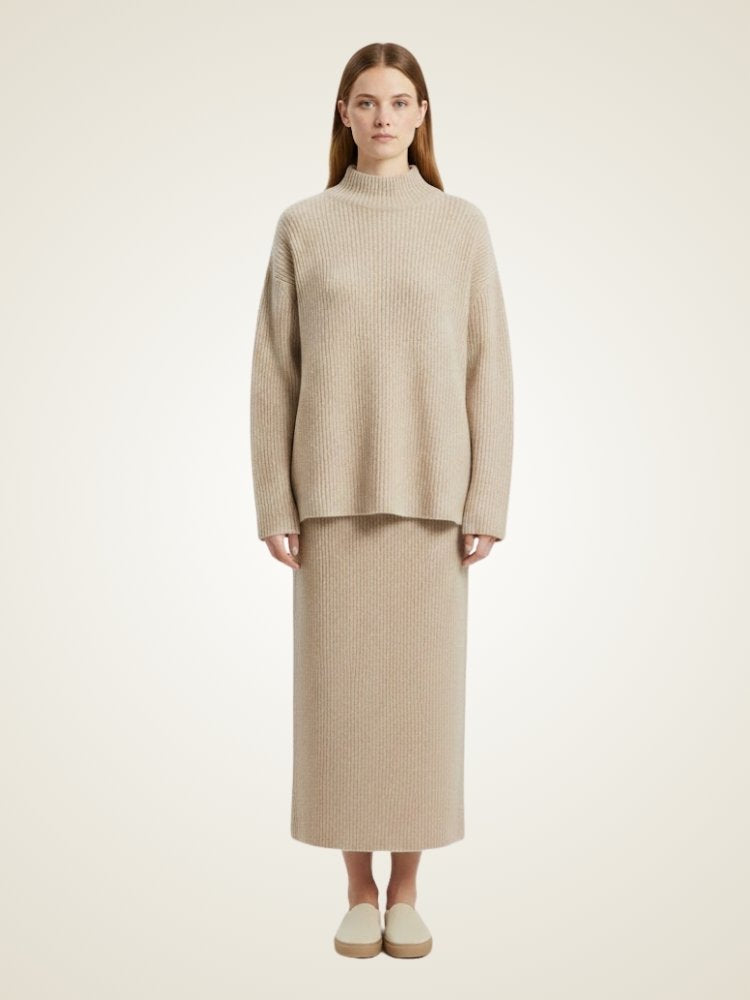 Ravelia - Ribbed Cashmere Set | The Cashmere Studio