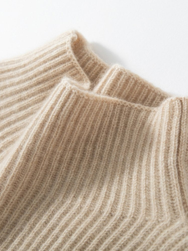 Ravelia - Ribbed Cashmere Sweater | The Cashmere Studio