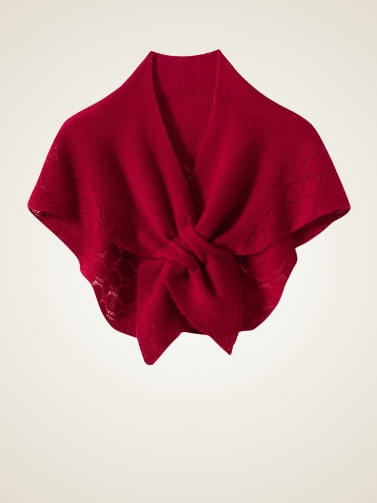 Reliana - Openwork Cashmere Shawl | The Cashmere Studio