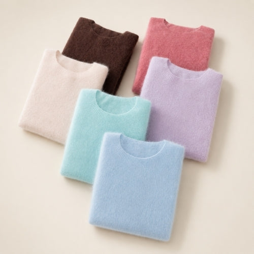 Vanoria - Brushed Cashmere Sweater | The Cashmere Studio