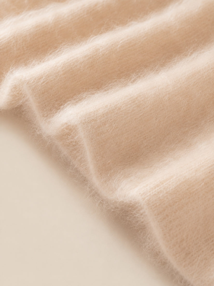 Vanoria - Brushed Cashmere Texture Detail | The Cashmere Studio