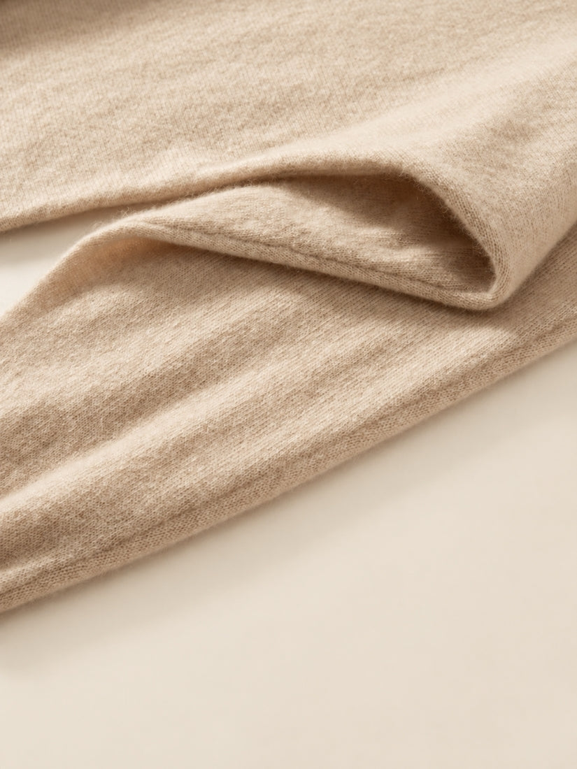 Virellea - Draped Cowl Neck Cashmere Sweater | The Cashmere Studio