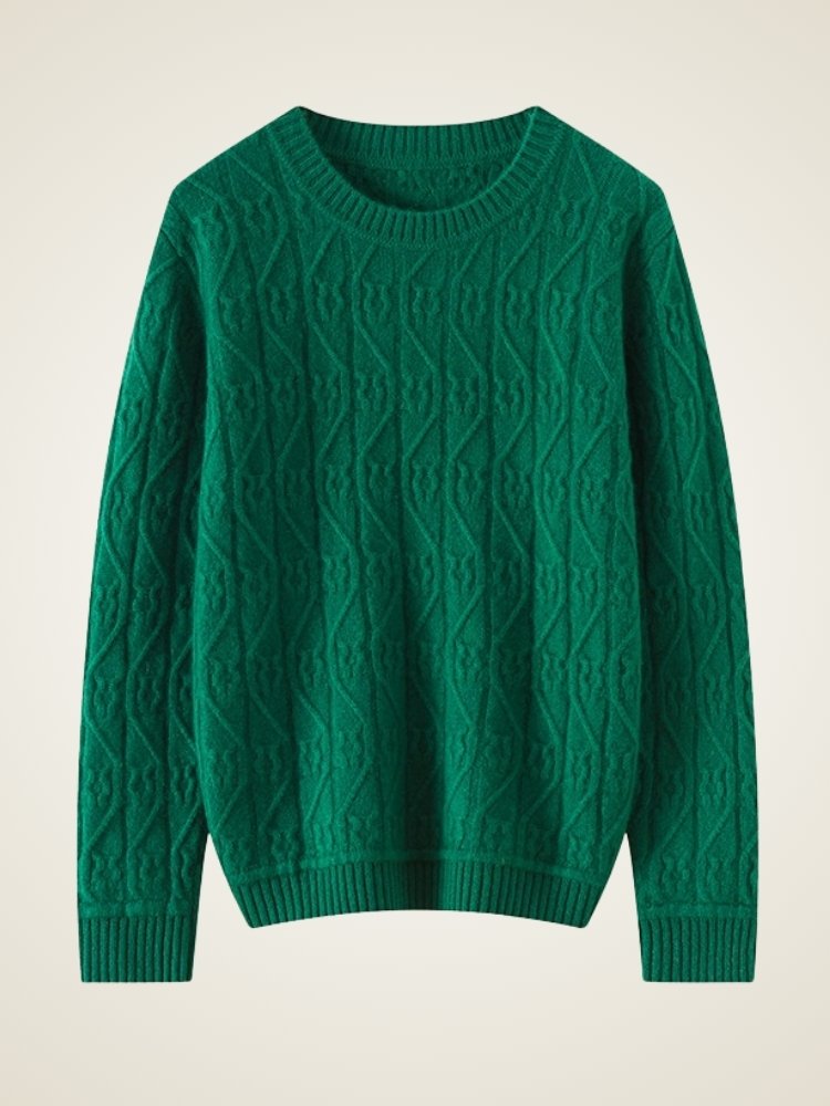 Elaris - Cable-Knit Cashmere Sweater | The Cashmere Sweater