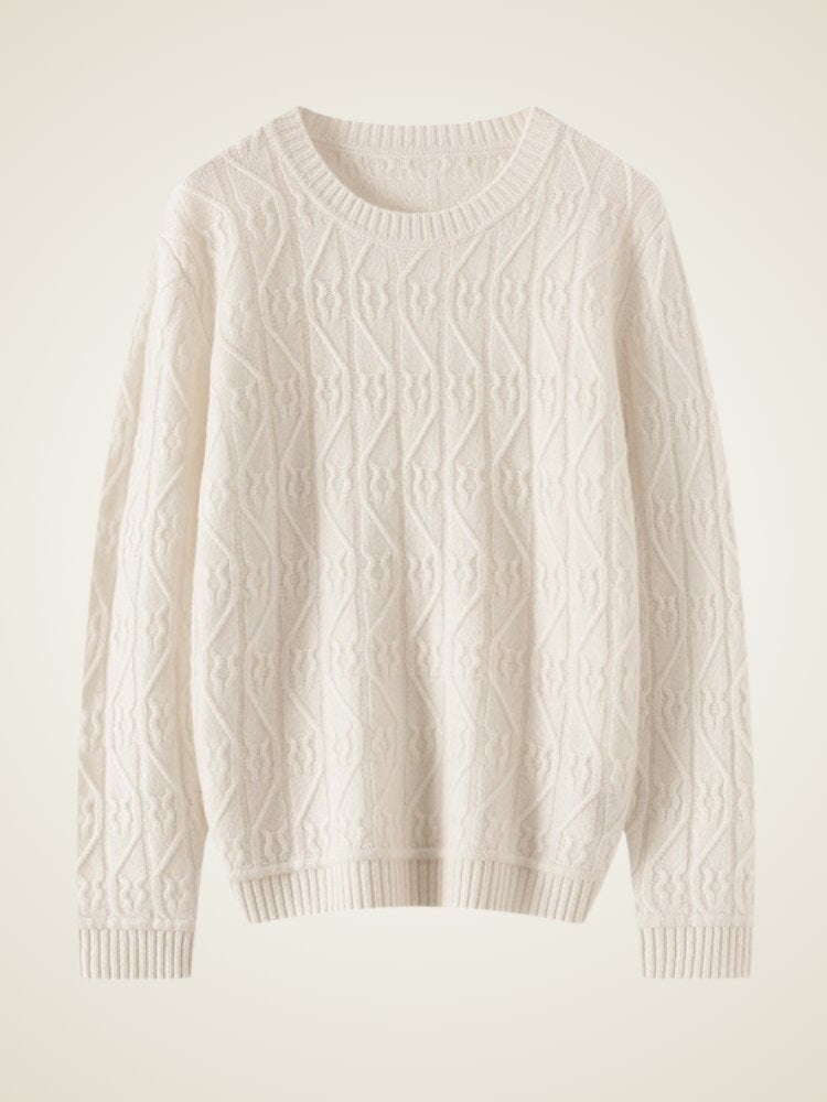 Elaris - Cable-Knit Cashmere Sweater | The Cashmere Sweater