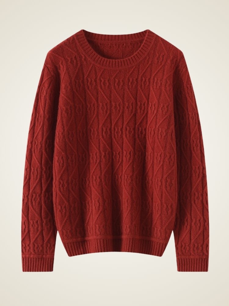 Elaris - Cable-Knit Cashmere Sweater | The Cashmere Sweater