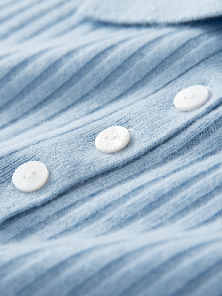 Glyssa - Ribbed Cashmere Polo | The Cashmere Studio