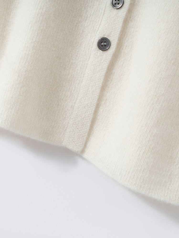 Malenya - Button-Front Cashmere Top | The Cashmere Studio