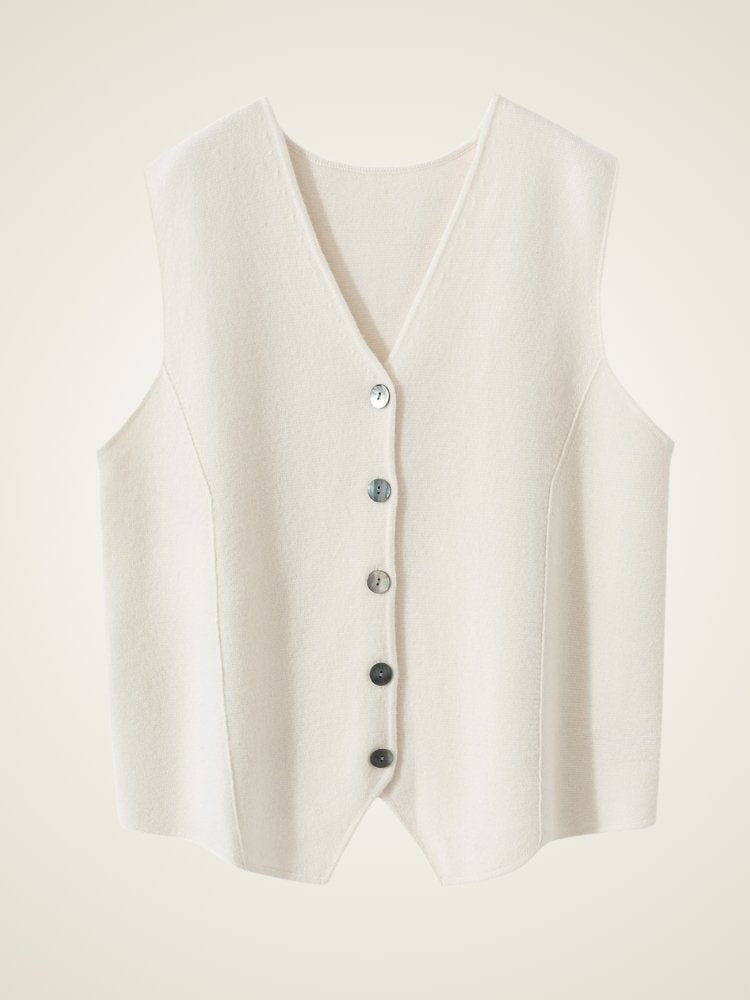 メゾンカレ　CASHMERE VEST Malia - Cashmere Vest | The Cashmere Studio