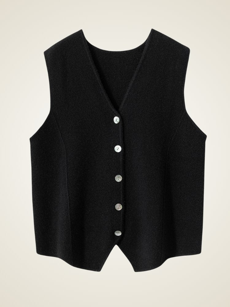 イ*ン様 MAATEE&SONS Cashmere  Vest MAATEE&SONS DEAR LEATHER VEST 裏カシミヤ | MusterWerk