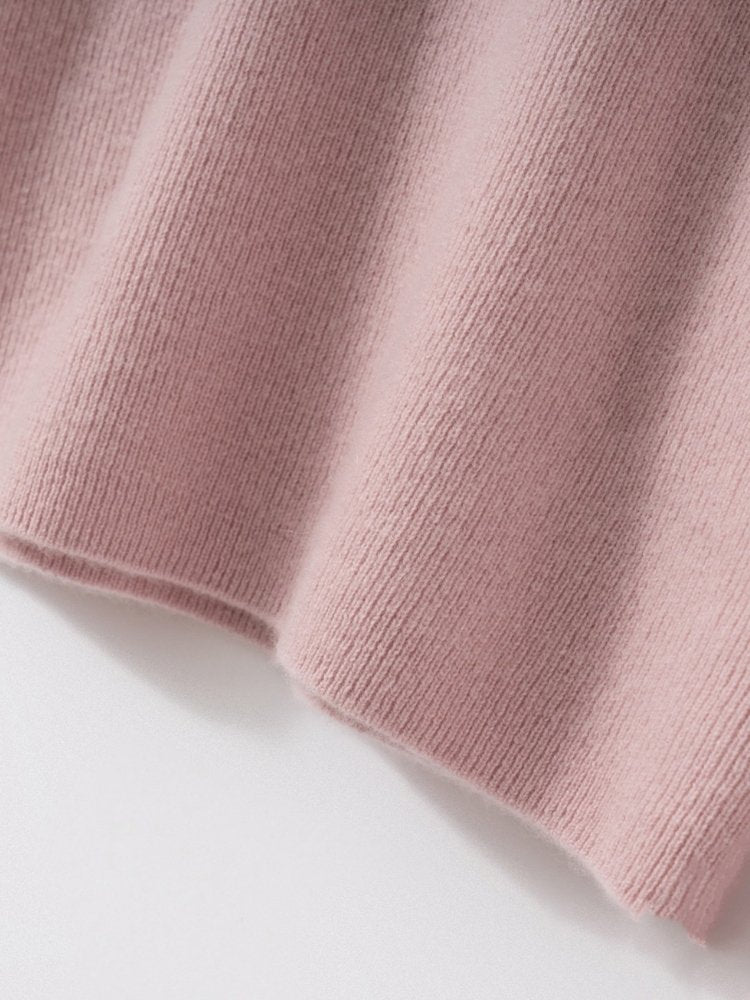Jasirae - Mock Neck Cashmere Sweater | The Cashmere Studio