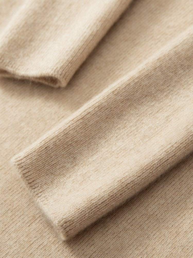 Jasirae - Mock Neck Cashmere Sweater | The Cashmere Studio