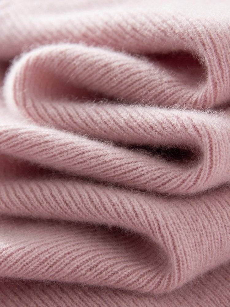 Jasirae - Mock Neck Cashmere Sweater | The Cashmere Studio