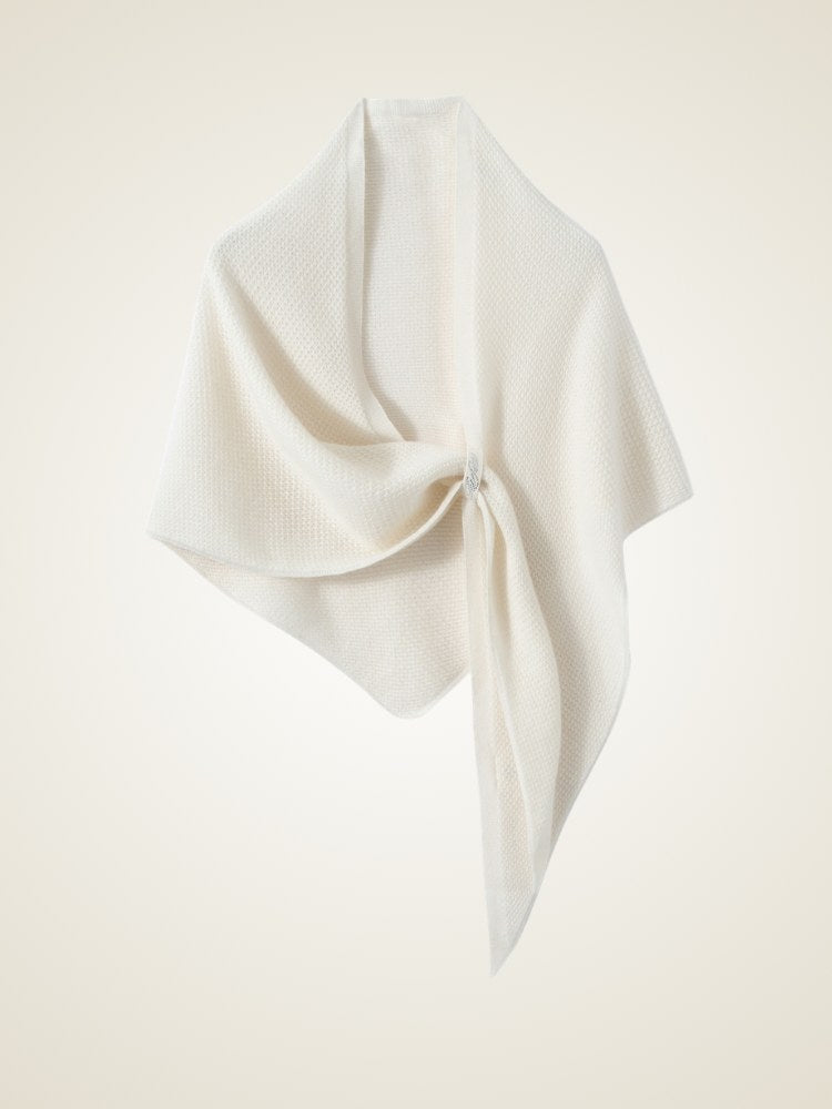 Zaryssa - Honeycomb Cashmere Wrap | The Cashmere Studio