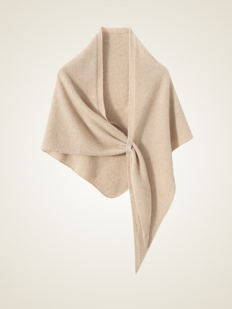 Zaryssa - Honeycomb Cashmere Wrap | The Cashmere Studio