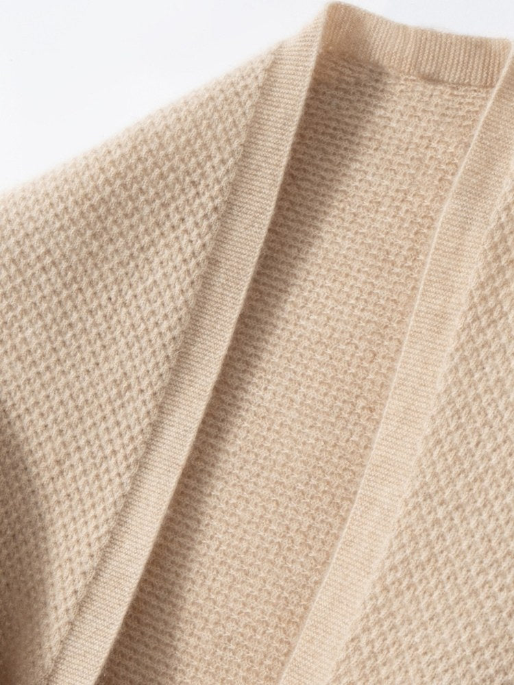 Zaryssa - Honeycomb Cashmere Wrap | The Cashmere Studio