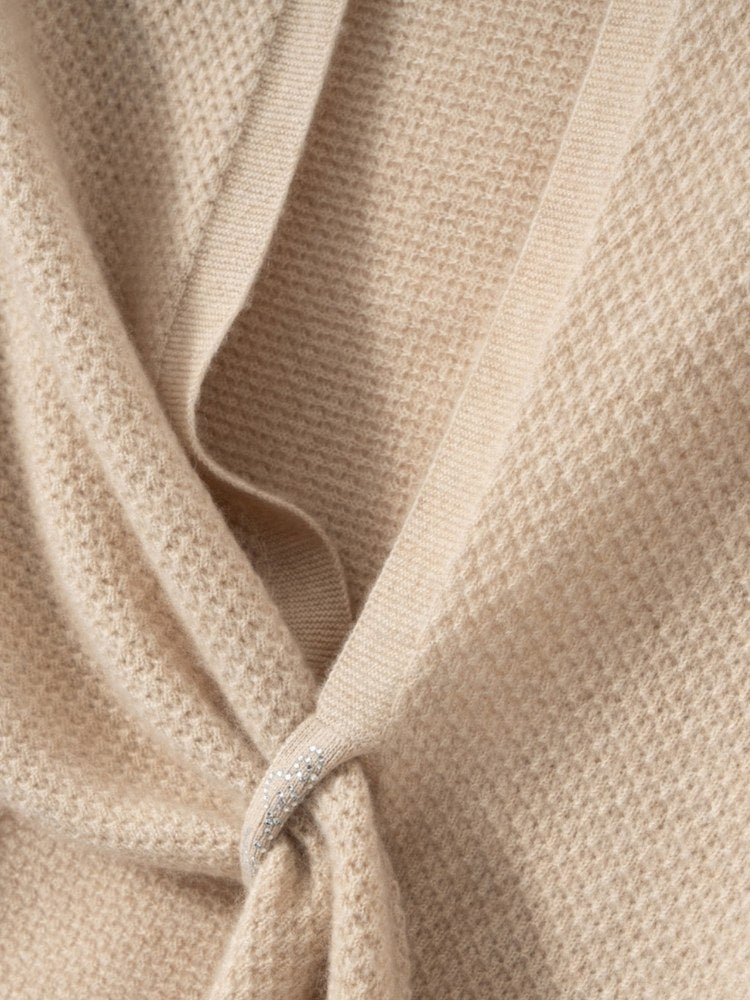 Zaryssa - Honeycomb Cashmere Wrap | The Cashmere Studio