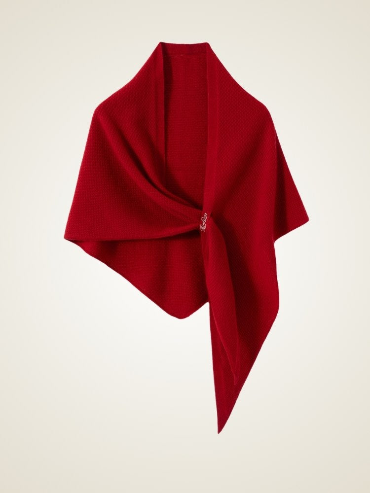 Zaryssa - Honeycomb Cashmere Wrap | The Cashmere Studio