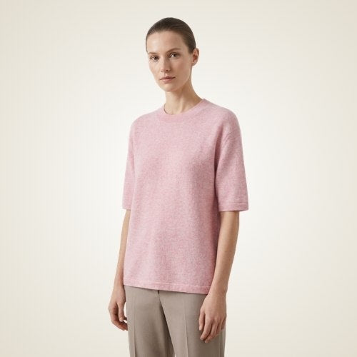 Zoraya - Short Sleeve Cashmere Sweater | The Cashmere Studio